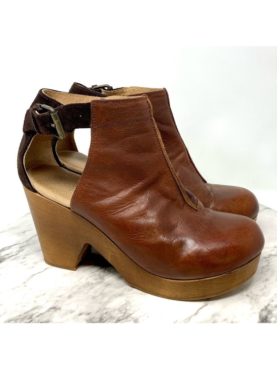 Free People Shoes - Free People Amber Orchard Wood Platform Clogs 8/38 Boho Retro Indie Sleeze Euro